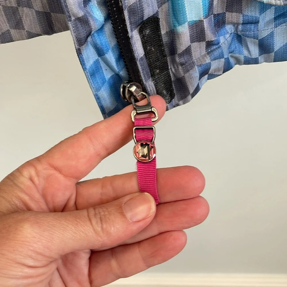 Volkl Big Mountain Womens medium size 8 Ski jacket blue check pattern sensortex - Picture 8 of 12